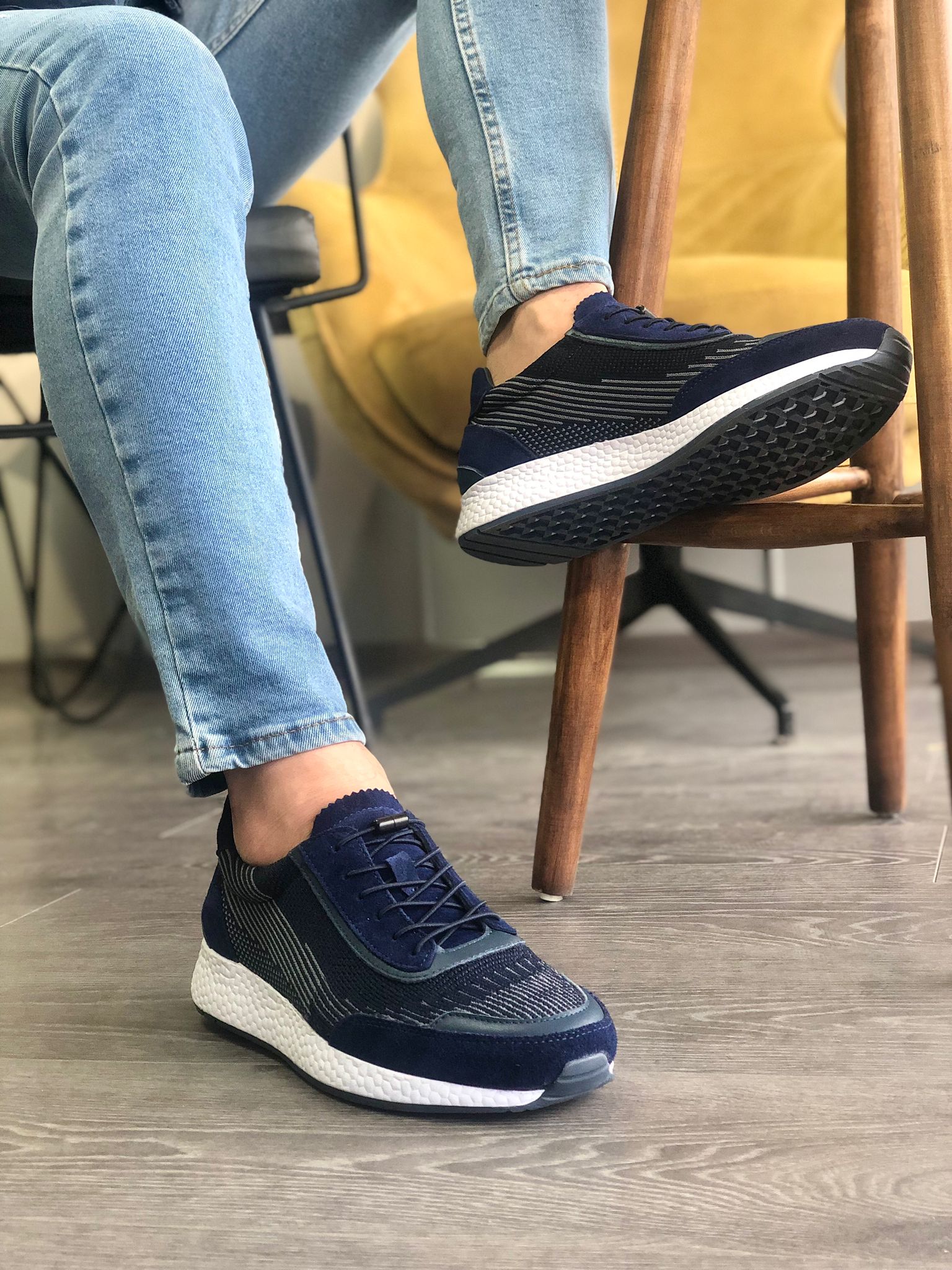 Erkek Lacivert Sneakers ER 2321