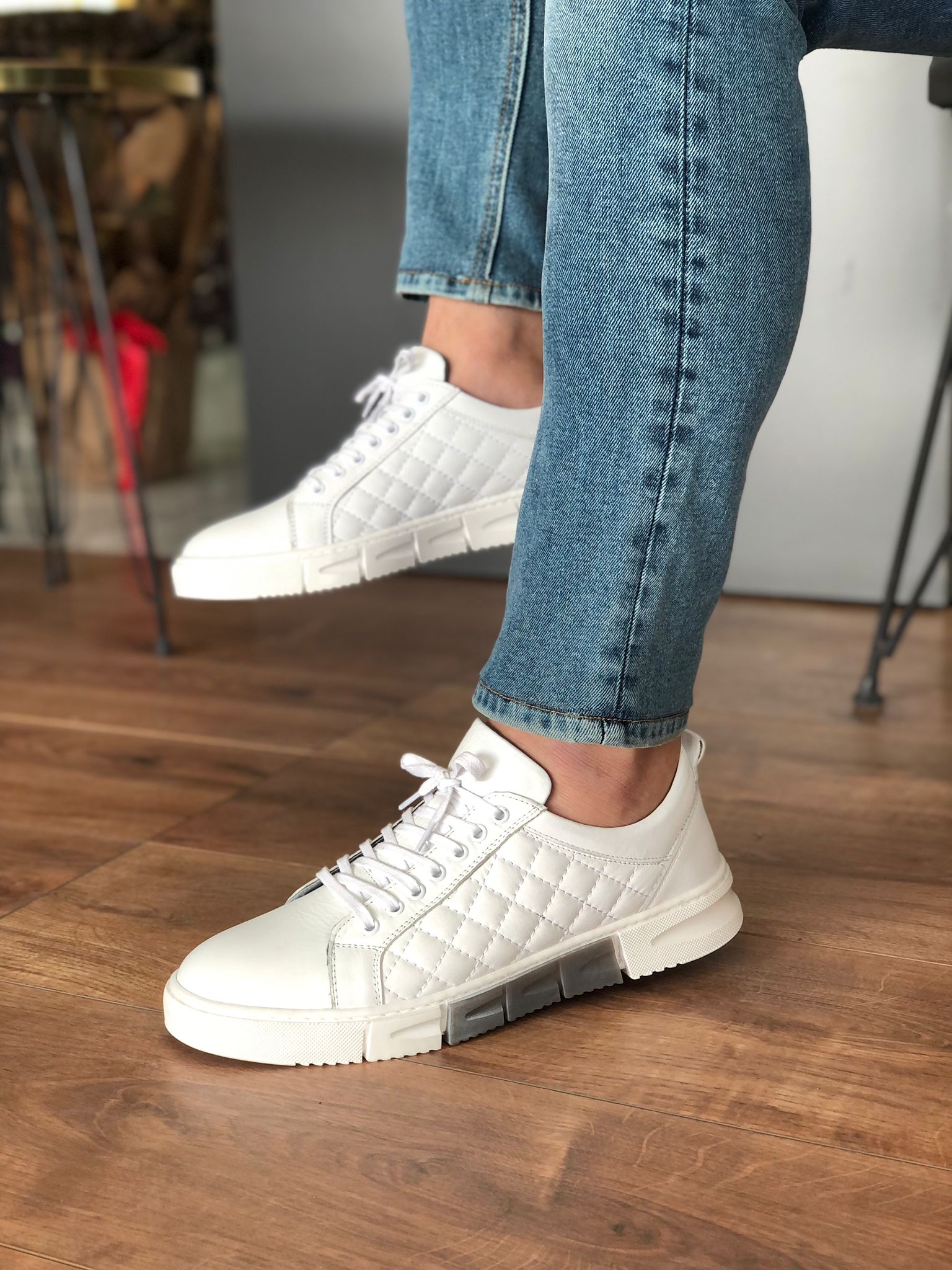 Erkek Siyah Sneakers HO 1177