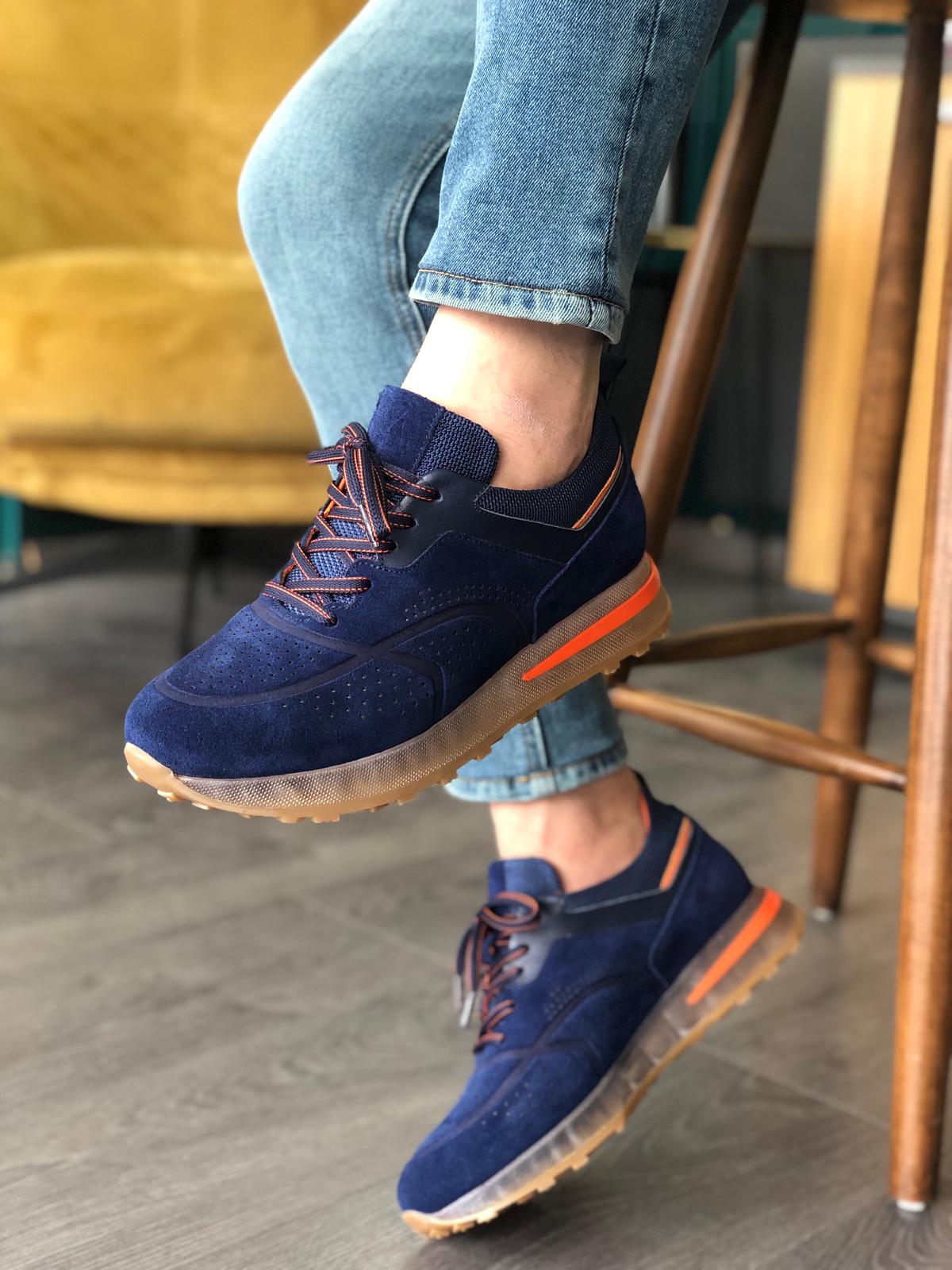 Erkek Lacivert Sneakers ER 2395