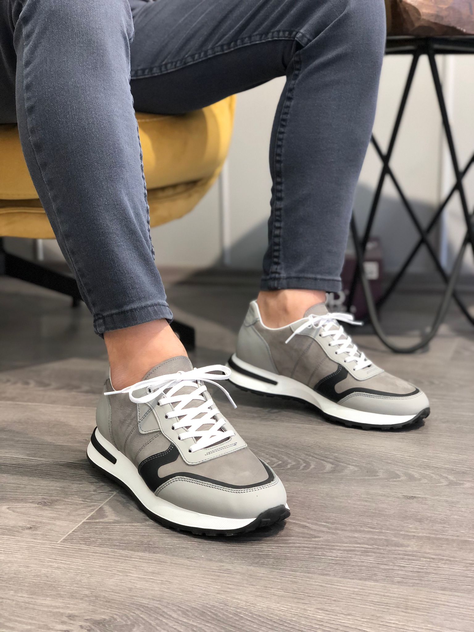 Erkek Siyah Sneakers RG 1604