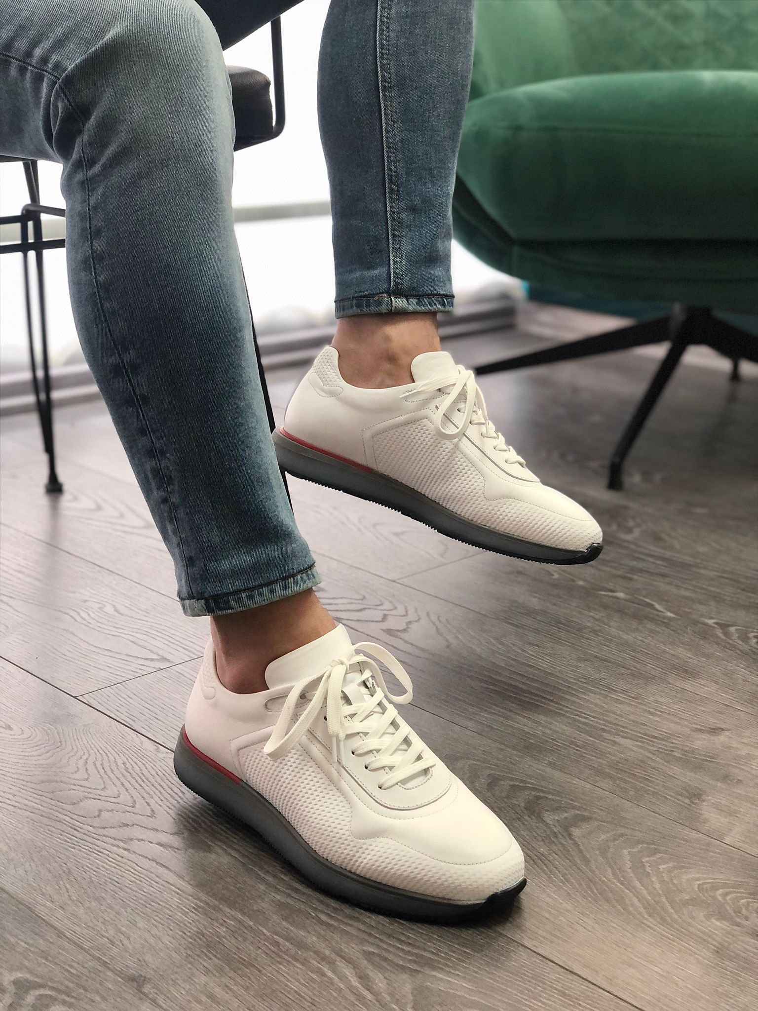 Erkek Siyah Sneakers ER 2148